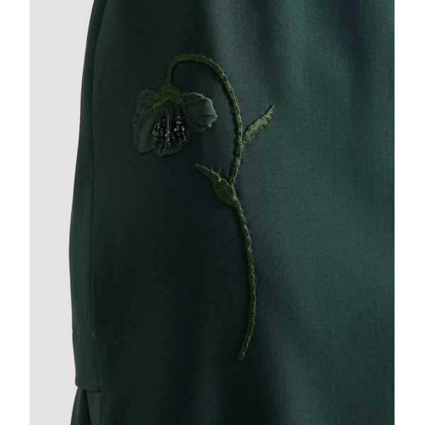 Erdem Pleatable Wool Tailored Midi Dress - Dresses - British Romantic Luxury at Coveti