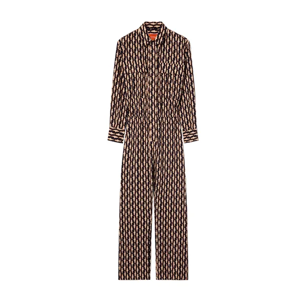 La Double J Aviator Jumpsuit in Pesciolini Blue