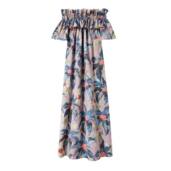 La Double J Breakfast Dress in Maxi Tropicana Mauve