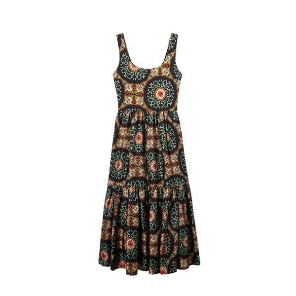 La Double J Capri Dress in Ballata Black