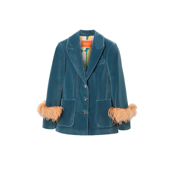 Keaton Jacket in Light Blue