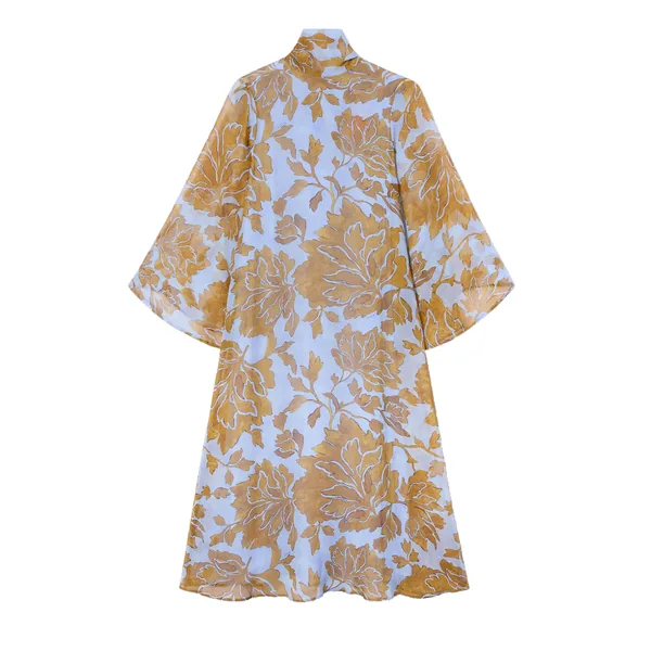 Magnifico Midi Dress in Tangle Light Blue