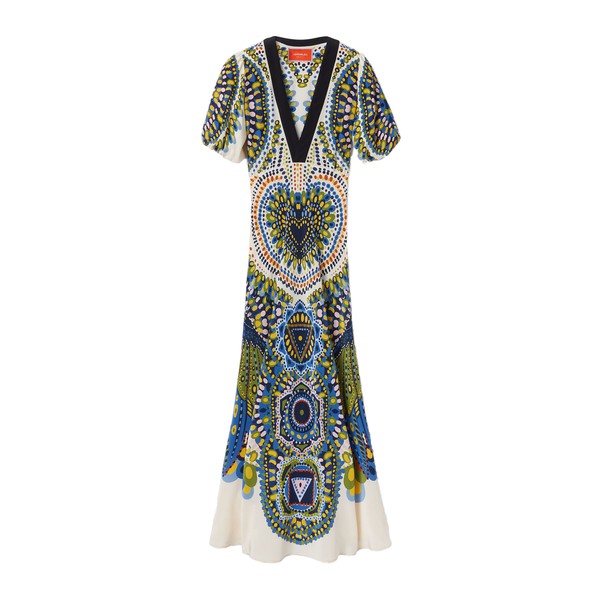 La Double J Marlene Dress in Chakra Placée Multicolor