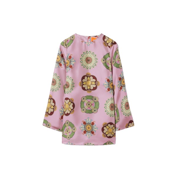 La Double J Mini Supremes Swing Dress in Nucleus Dusty Pink