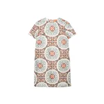 La Double J Mini Swing Dress in Ballata Ivory