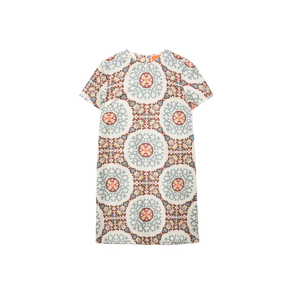 Mini Swing Dress in Ballata Ivory