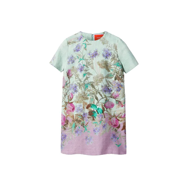 Mini Swing Dress in Heath Placée Mint