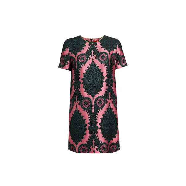 Mini Swing Dress in Oltrarno Pink