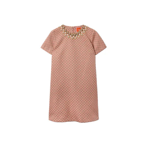 Mini Swing Dress in Tulip Pale Pink