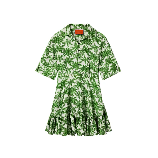 San Pietro Mini Dress in Tropicana White