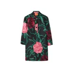 La Double J Short Artemis Dress in Peony Black