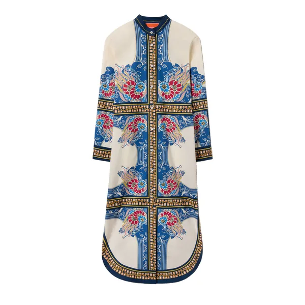 Sundowner Tunic in Lemuria Placée Blue