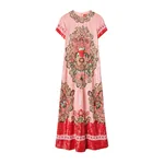 La Double J Super Swing Dress in Cornucopia Pink
