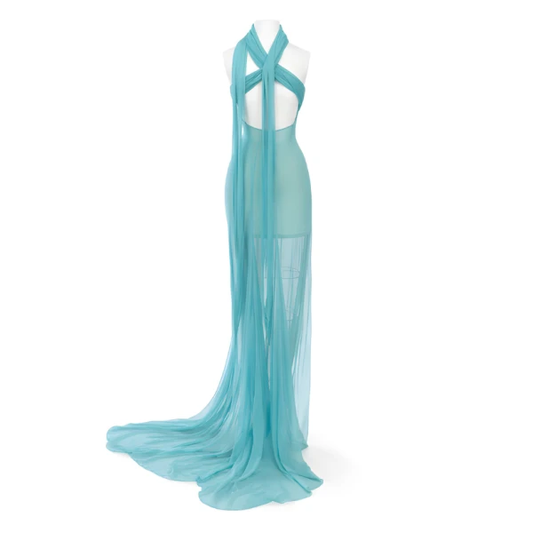 aqua dress