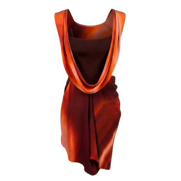 sunset ombre dress