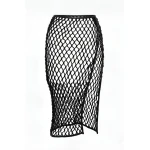 LaQuan Smith midi skirt with slit
