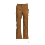 LaQuan Smith pant with side lace up detail