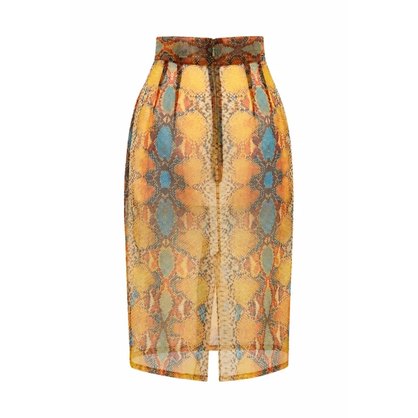 amber python skirt