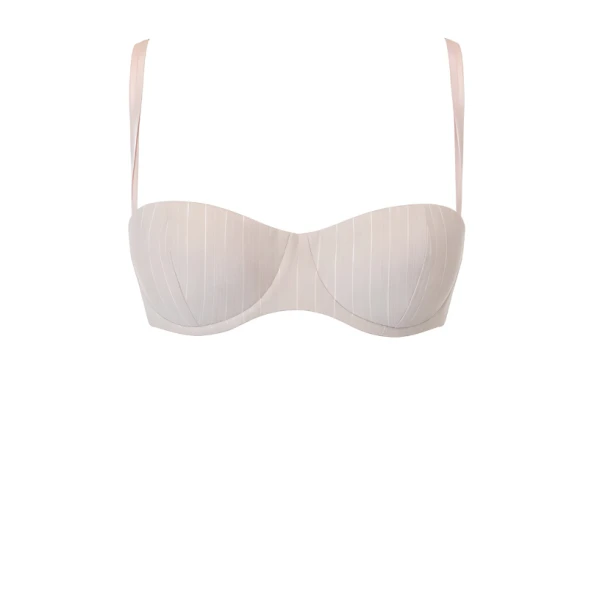 LaQuan Smith pinstripe bralette