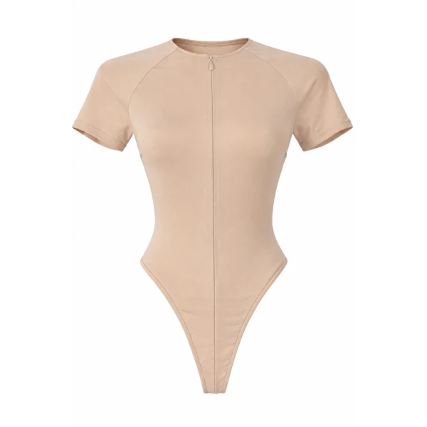 LaQuan Smith short sleeve bodysuit