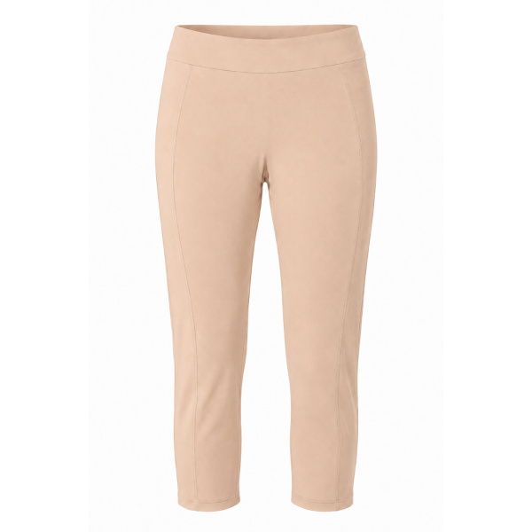 LaQuan Smith Solid Capri in Nude