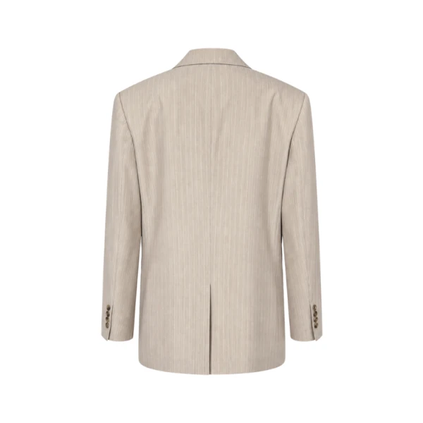 champagne pinstripe jacket