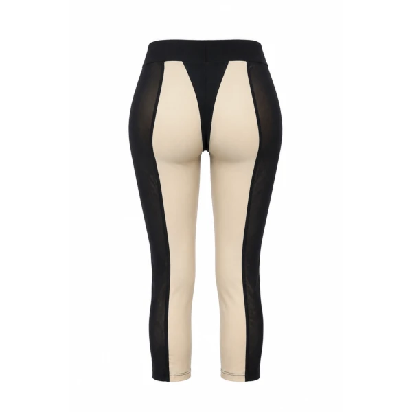 black and cream trouser