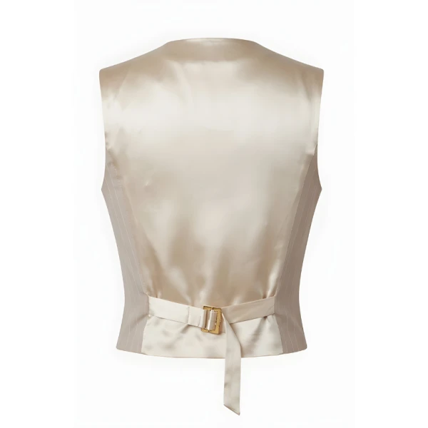 champagne pinstripe jacket