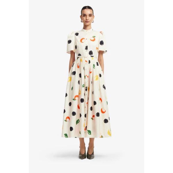 Bianca Short Sleeve Midi Dress