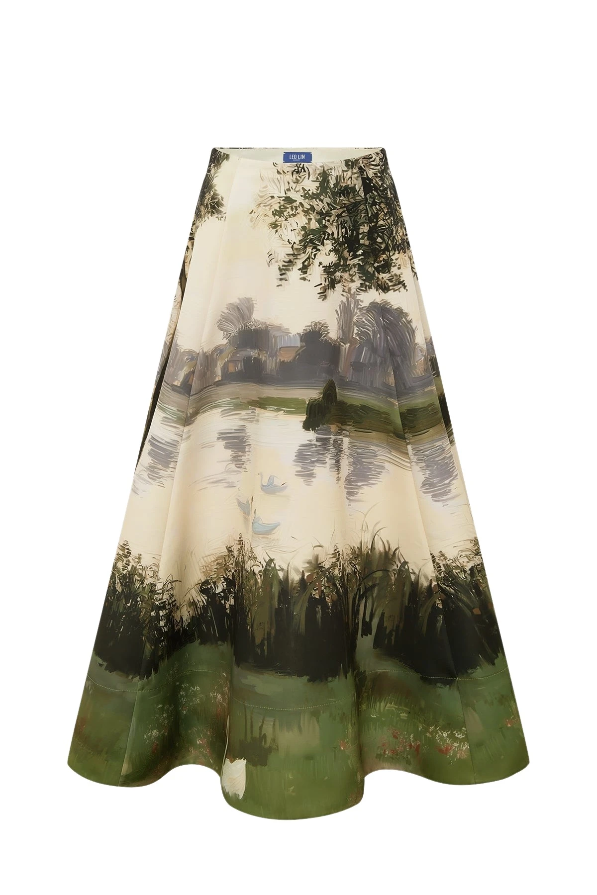 Leo-Lin-Elina-Maxi-Skirt-in-Serene-Print-662563_nobg Elina Maxi Skirt in Serene Print - Image 1