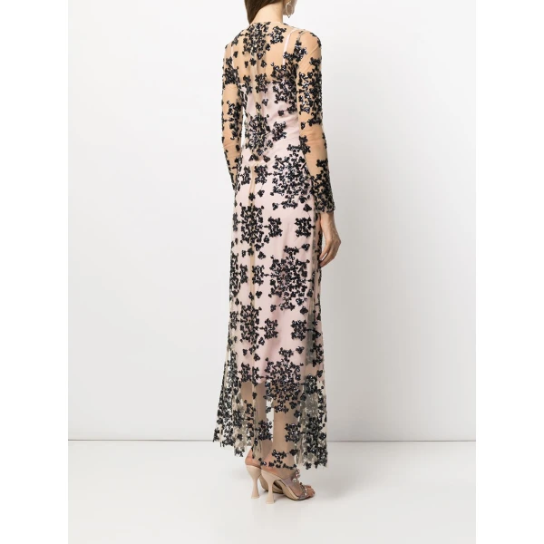 Macgraw Cavalleri Dress in navy sequin, view 5