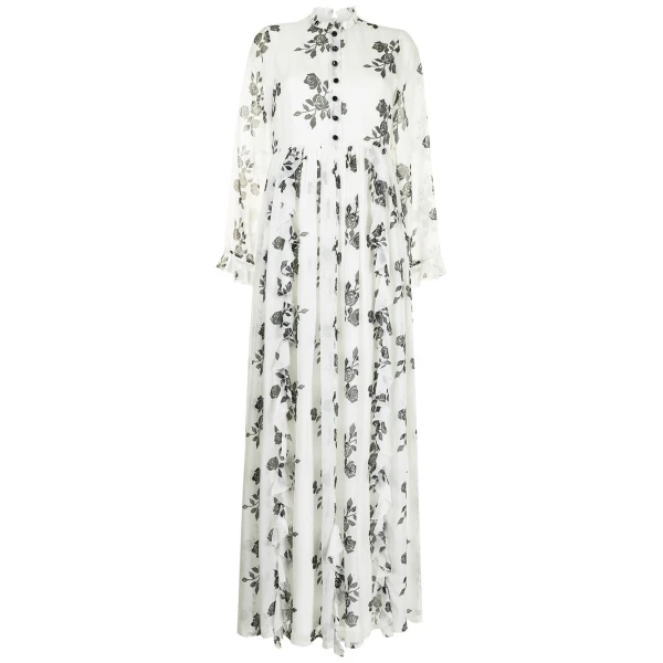 Macgraw Celestial Dress in Rose Print