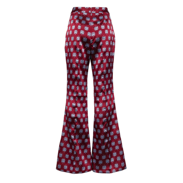 Macgraw Circa 72 Trouser in Maroon Crest