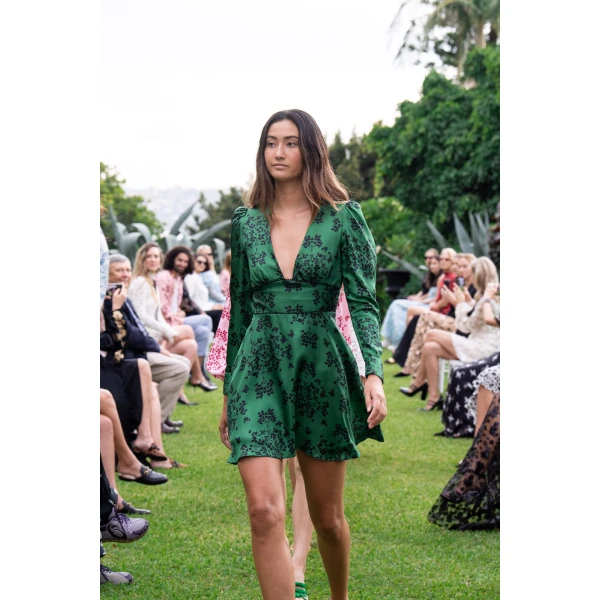 Macgraw Fable Dress in Green, view 3