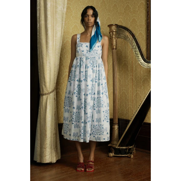Macgraw Florence Dress in Porcelain print, view 4