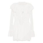 Macgraw Friday Mini Dress in Ivory Tulle lace