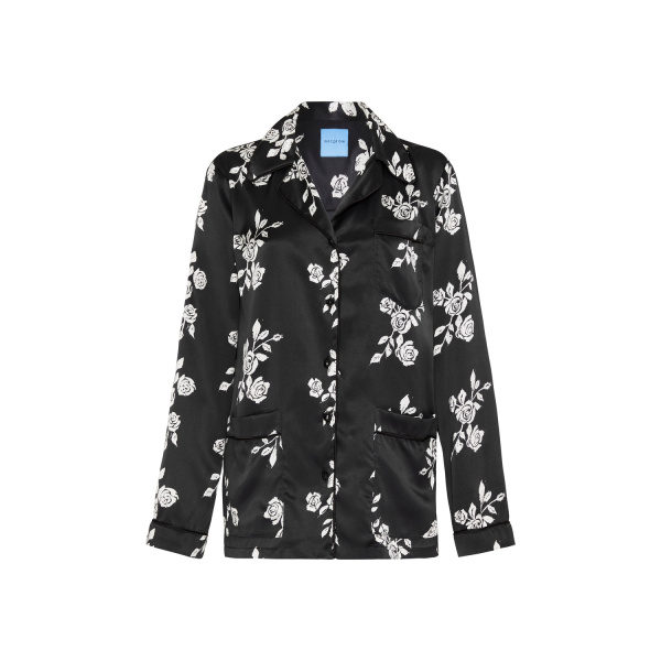 Macgraw ‘He loves me’ PJ set in Black Rose