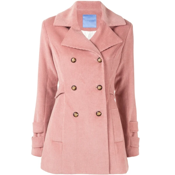 Macgraw Historical Coat in Pink Corduroy