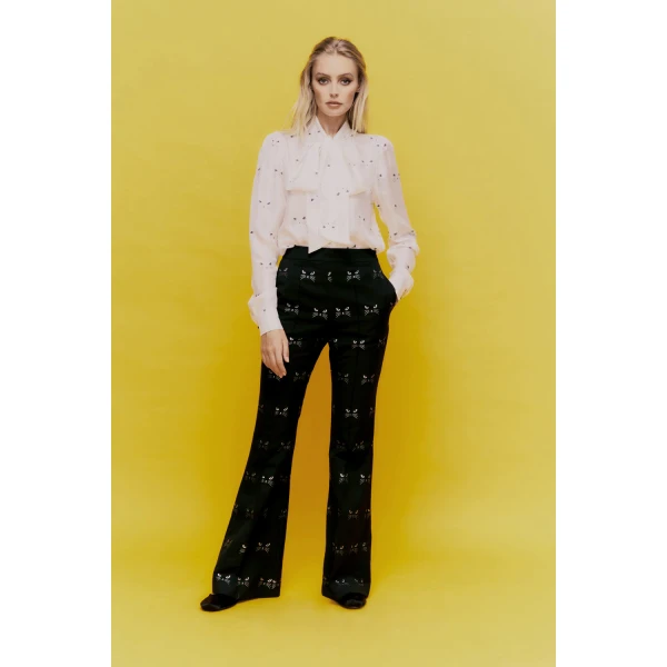 Macgraw Illumination Blouse in Cat print, view 2
