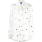 Macgraw Illumination Blouse in Cat print