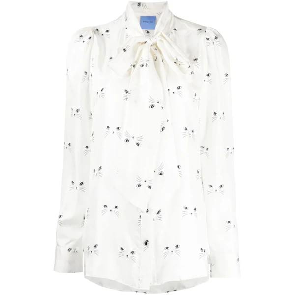 Illumination Blouse in Cat print