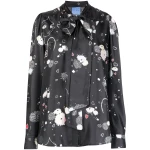 Macgraw Illumination Blouse in Tabetha print