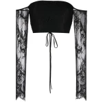 Macgraw Jealousy Top in Black Lace