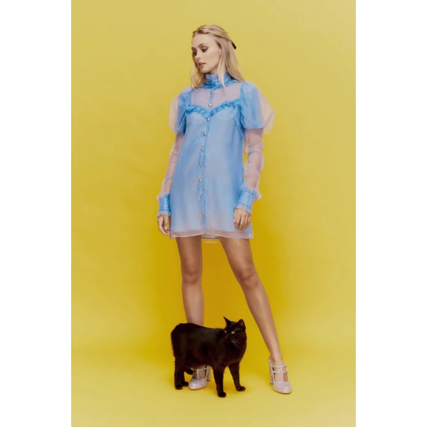 Macgraw Lighthouse Dress in Blue, view 2