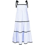 Macgraw Lulu Dress in Blue stripe