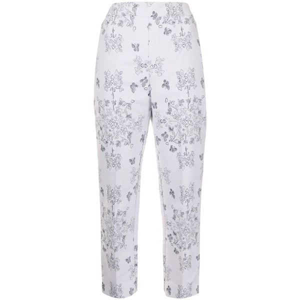 Macgraw Non Chalant Trouser in Porcelain Jacquard