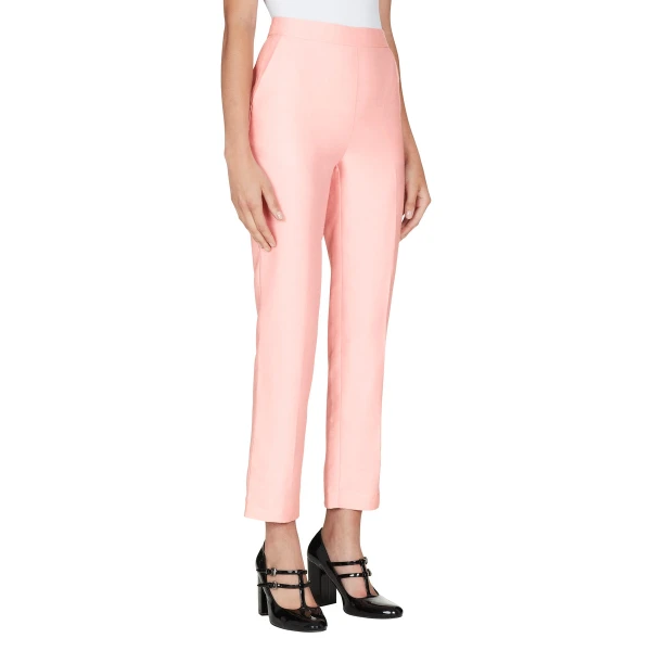 Macgraw Non Chalant Trouser in pink silk wool, view 4