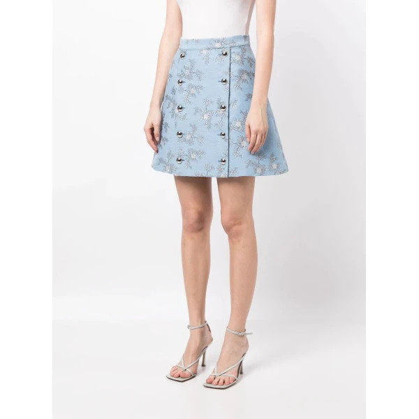 Macgraw Portobello Skirt in Blue floral, view 4