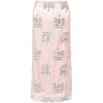 Macgraw Post Grad Skirt in tulle with silver sequin crest