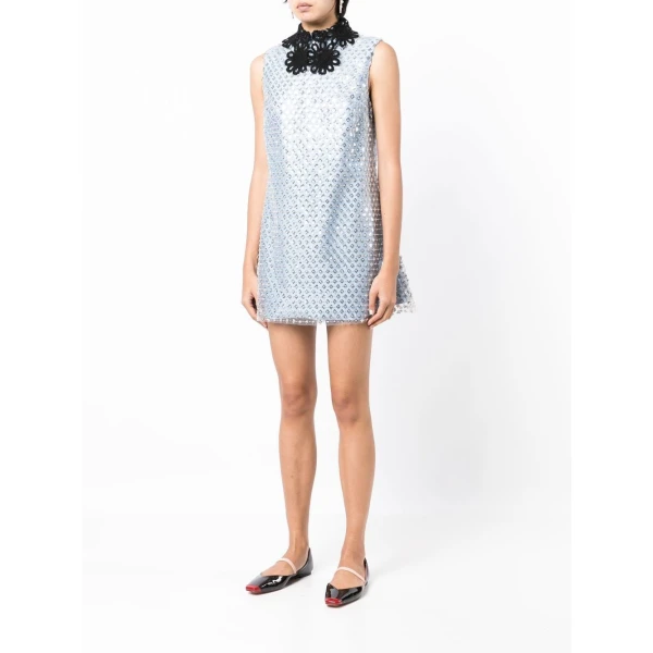 Macgraw Repertoire Dress in Blue, view 5